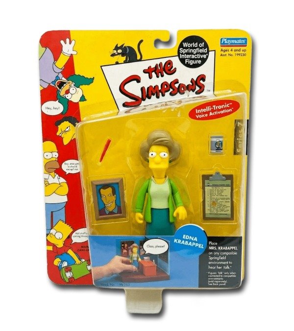 Producto - The Simpsons Playmates 2002 - Edna Krabappel - World Of Springfield
