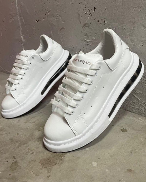 Producto - Zapatillas Alexander Mcqueen Plataforma Blanca - 0
