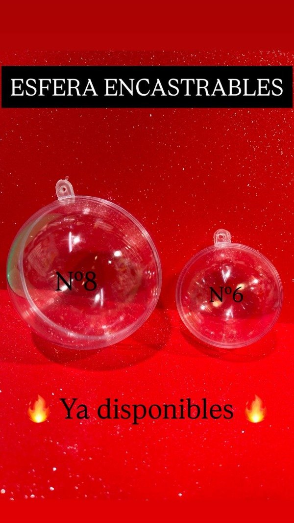 Producto - ESFERA  TRANSPARENTE  ENCASTRABLE  N6