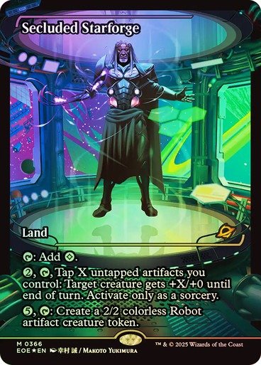 Producto - Secluded Starforge #366 Showcase Foil  Edge of Eternities