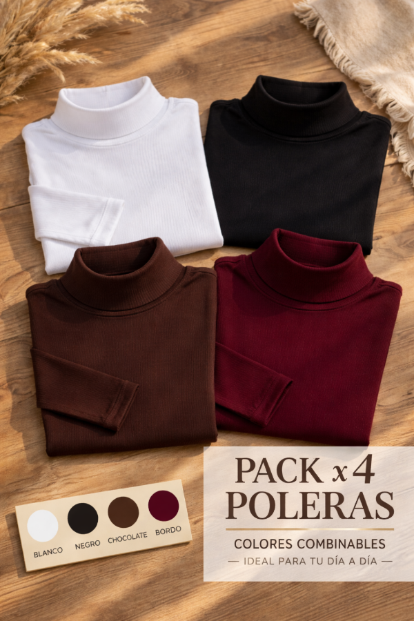 Producto - Pack de Poleras Bari