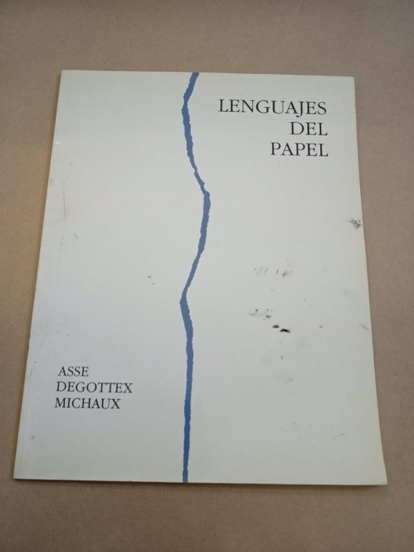 Producto - Lenguajes del papel - Asse Degottex - Museo Nacional de Bellas Artes 1987 - 0