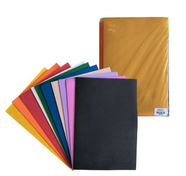 Producto - GOMA-EVA LISA A4 COLOR x10u. Surt.