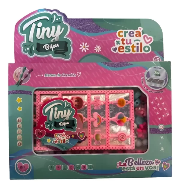 Producto - Set Bijou Infantil Tiny En Cajita Acrilica