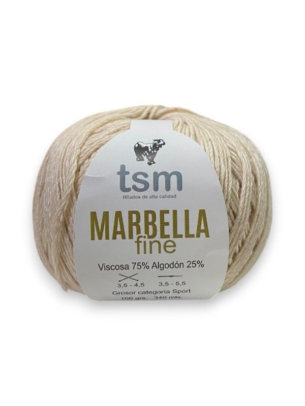 Producto - HILADO MARBELLA 8/3 FINE X 100 GRS - 116 CHAMPAGNE