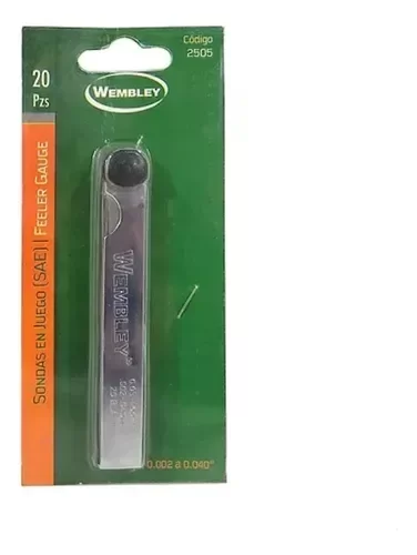 Producto - SONDAS x 20 Pzs. WEMBLEY 0.002 a 0.040 (SAE) cod 2505