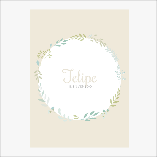 Producto - Bienvenida corona flores