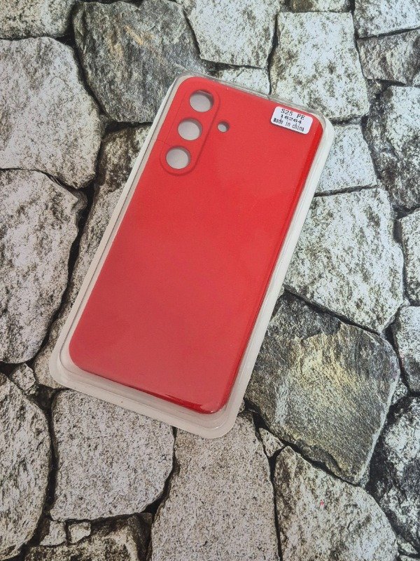 Producto - Funda silicone case Samsung S25 Fe roja