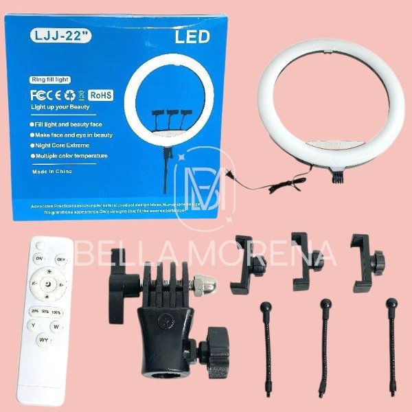 Producto - Aro de led táctil 22" LJJ-22 (NO INCLUYE TRIPODE)