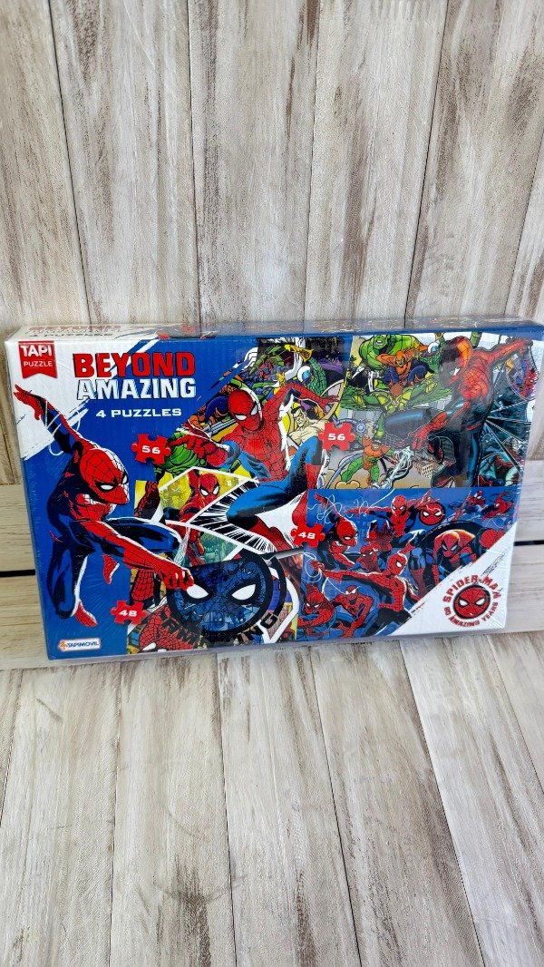 Producto - Rompecabezas de Spiderman - 2 de 48 piezas y 2 de 56 piezas- Sha
