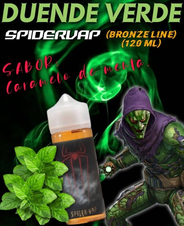 Producto - LIQUIDOS SPIDER VAP (Bronze Line) 120ml DUENDE VERDE
