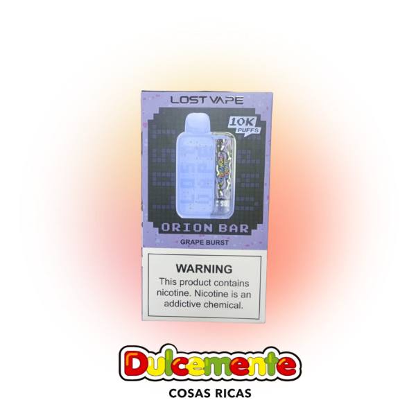 Producto - LOST VAPE GRAPE BURST ORION BAR VAPER