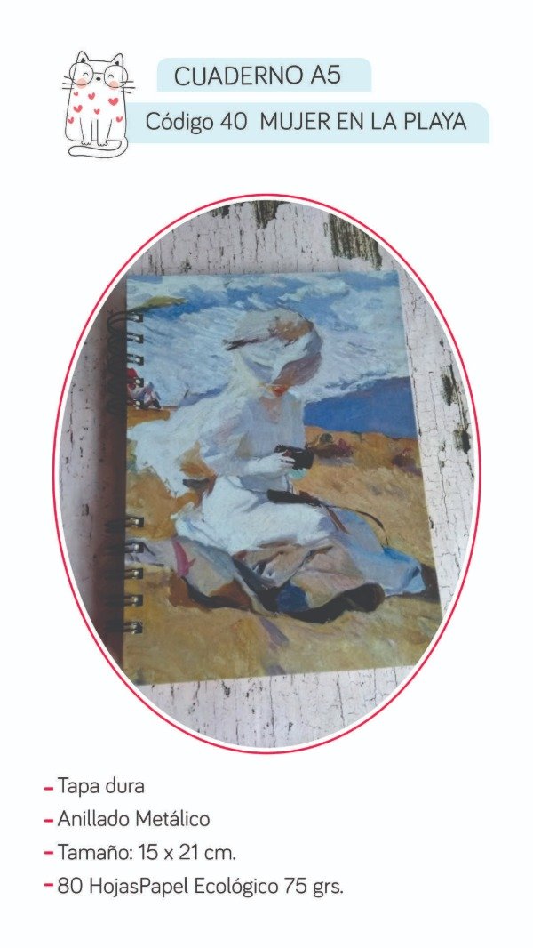 Producto - Cuaderno 40 Monet