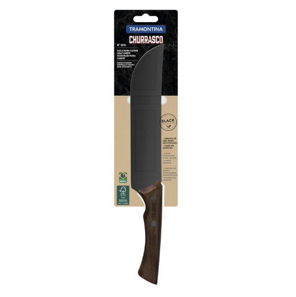 Producto - CUCHILLO TRAMONTINA CHURRASCO BLACK 8"