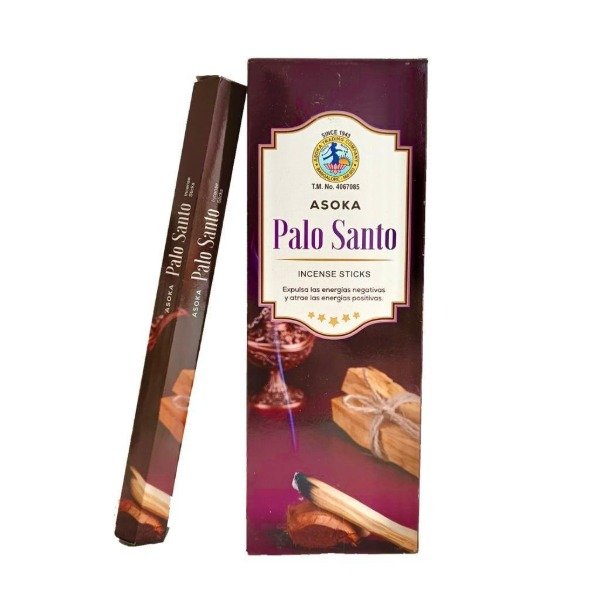 Producto - Sahumerios hexagonales Asoka palo santo x 6 unid.