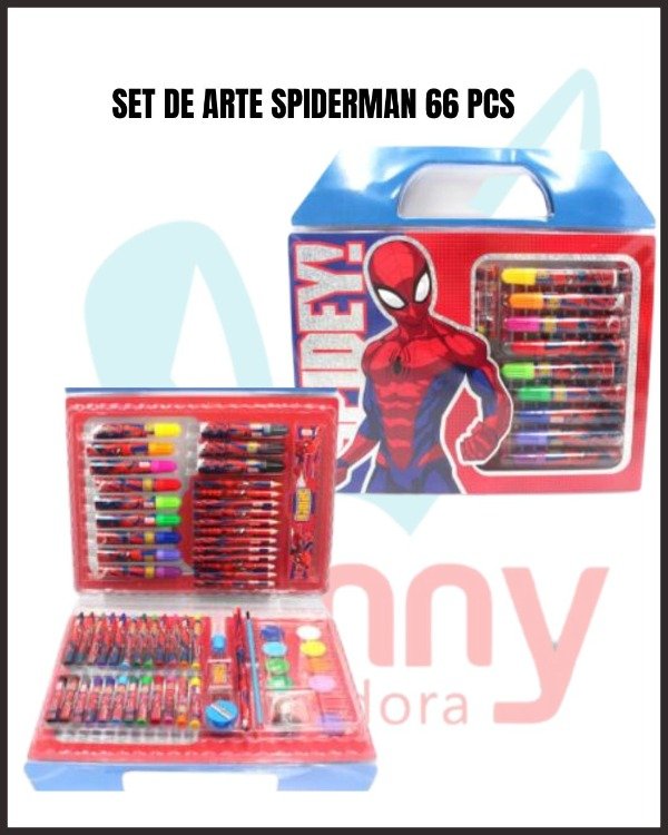 Producto - SET DE ARTE SPIDERMAN 66 PCS HA615
