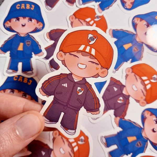Producto - Stickers JK Boca y Tae River! - 2