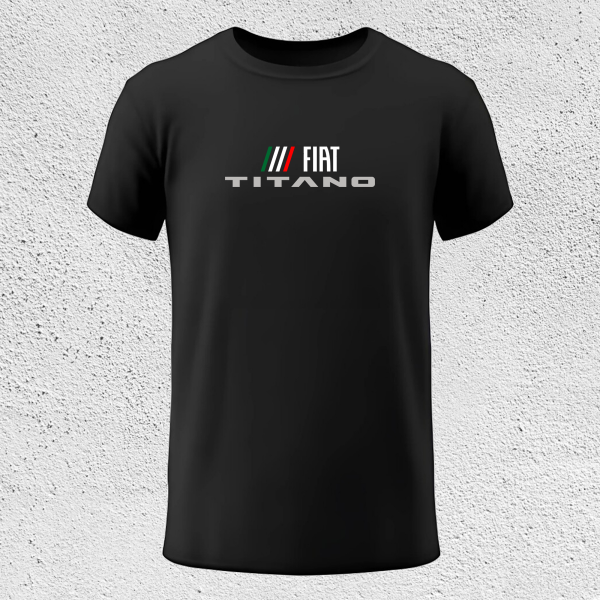 Producto - Remera Logo Fiat Titano manga corta negra