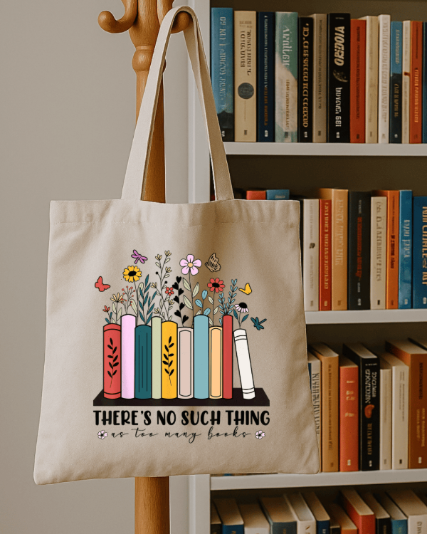 Producto - Tote bag "Too many books" versión 2