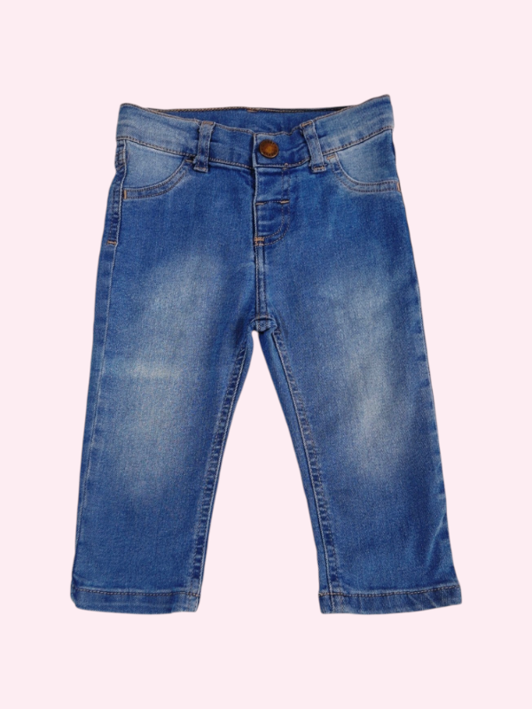 Producto - Jean elastizado color azul clasico Cheeky 2 años