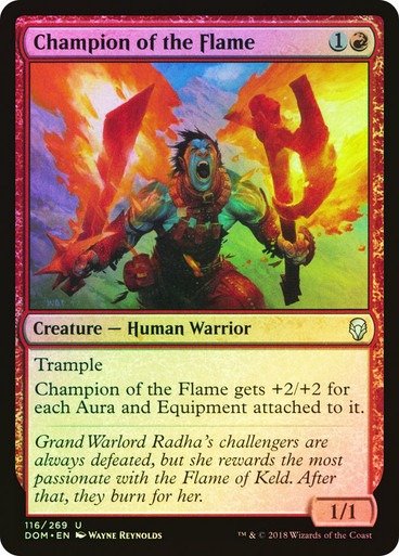 Producto - Champion of the Flame Foil  Dominaria