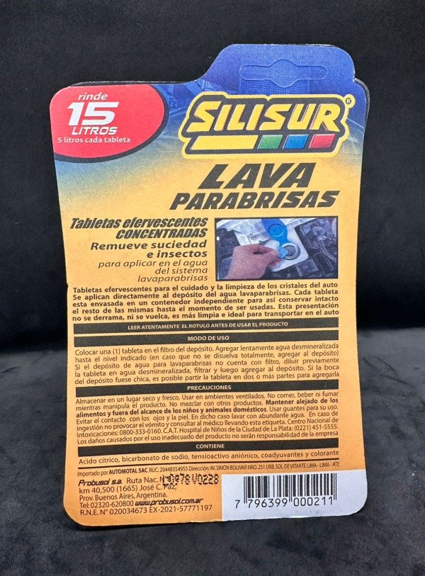 Producto - Lava Parabrisas Tableta - 1
