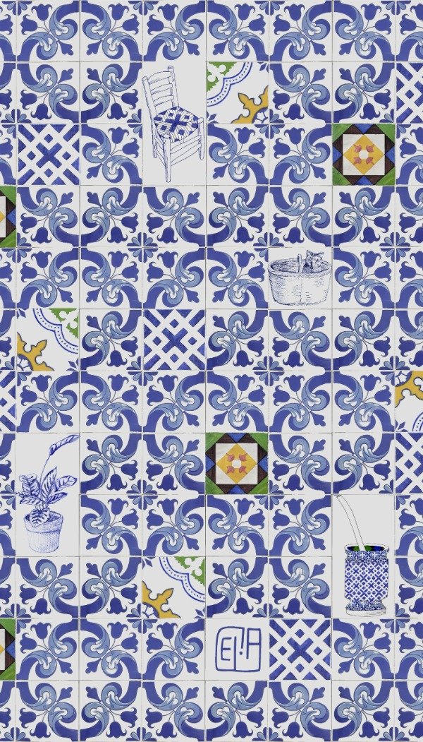 Producto - Repasador Azulejos Portugal