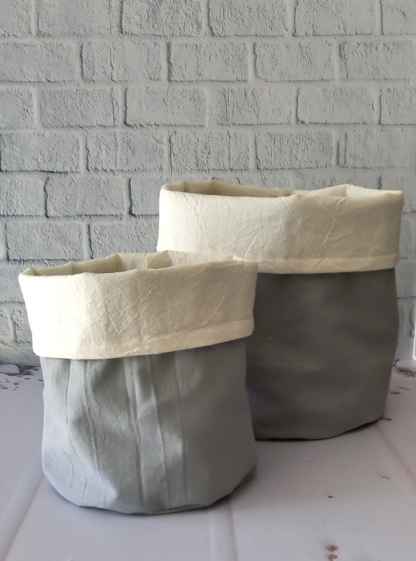 Producto - Set de Canastos Redondos Gris