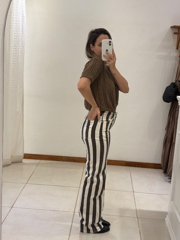 Producto - Jeans rayas cafe - 6