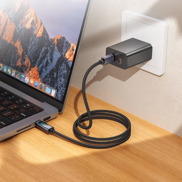 Producto - cable hoco power display tipo c a tipo c - 2