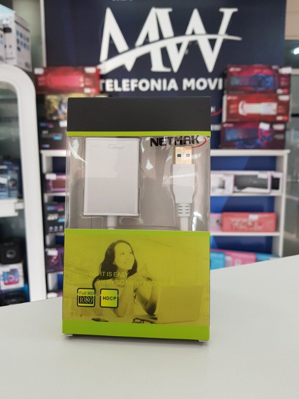 Producto - Conversor USB3.0 (m) a Hdmi (h) Netmak NM-TC35