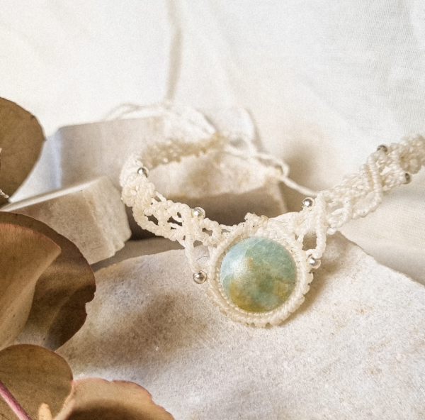 Producto - Choker zen - Ónix cielo l