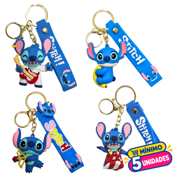 Producto - Llaveros de Goma STITCH