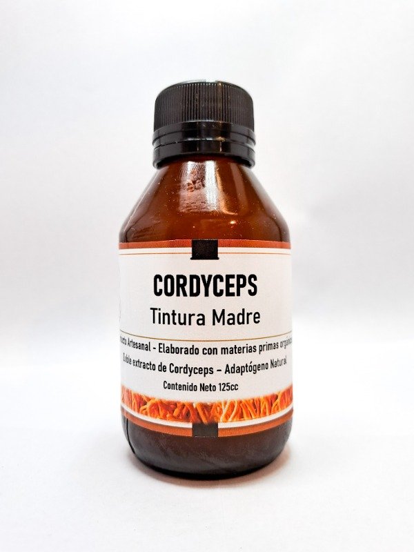 Producto - TINTURA MADRE CORDYCEPS 125ml DOBLE EXTRACCION. ENERGIA VIGOR POTENCIA