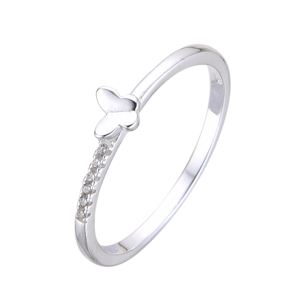 Producto - Anillo cubic y mariposa