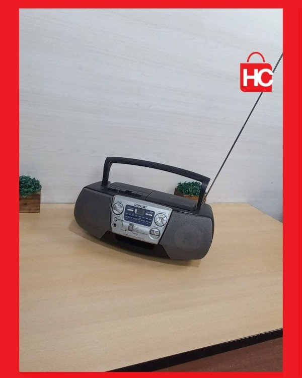 Producto - Radio grabador portatíl Sony CFD-V5 con CD, cassette y radio AM/FM - 6