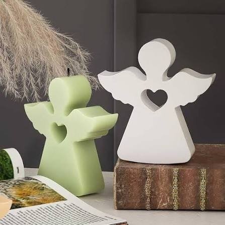 Producto - Moled angel con alas y corazon