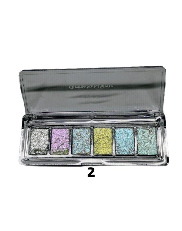 Producto - PALETA DECORATIVA DE CROMADOS EN GEL #2  CITY GIRL