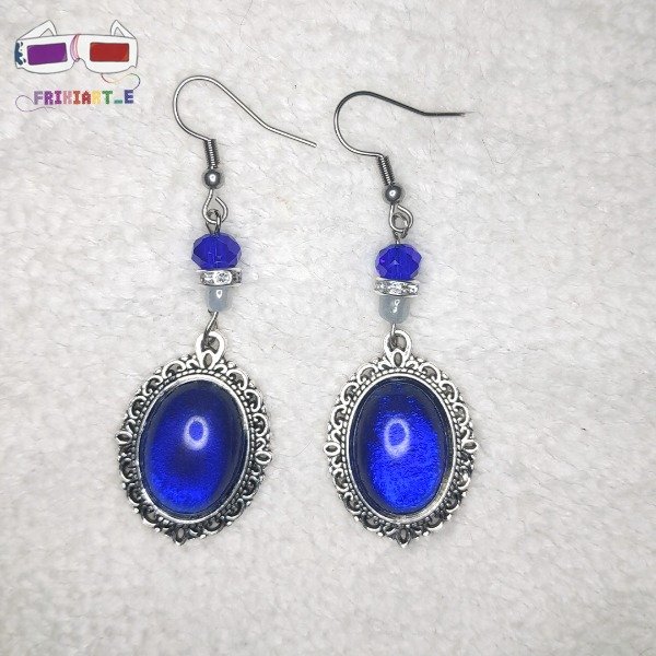 Producto - Aros Blue heart