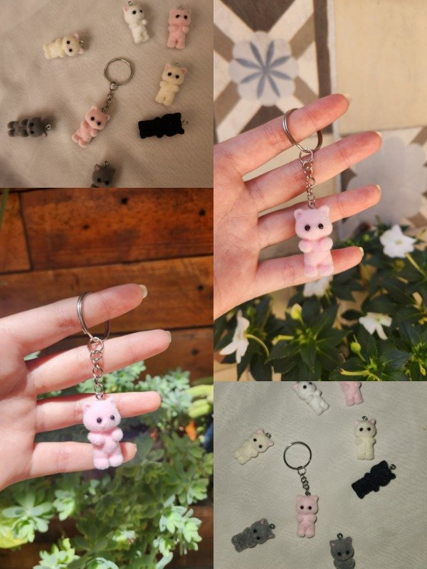 Producto - Llavero Gatito Felpa