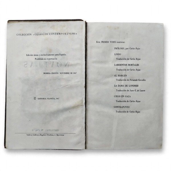 Producto - Aldous Huxley Novelas 1ra Ed. Planeta 1957 - 3