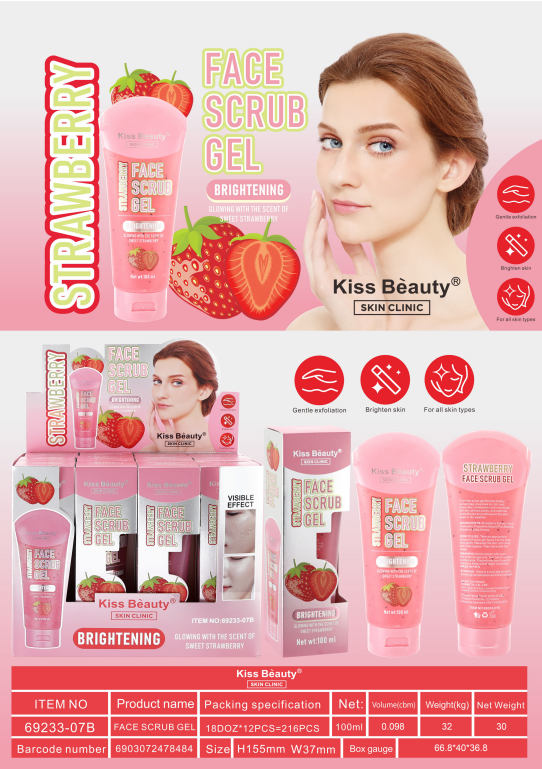 Producto - GEL EXFOLIANTE FACIAL FRUTILLA KA69233