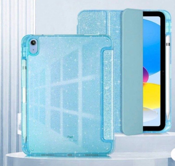 Producto - Case iPad flip glitter super reforzada