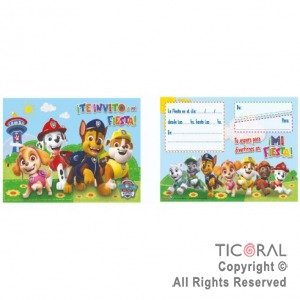 Producto - INVITACION PAW PATROL X10U