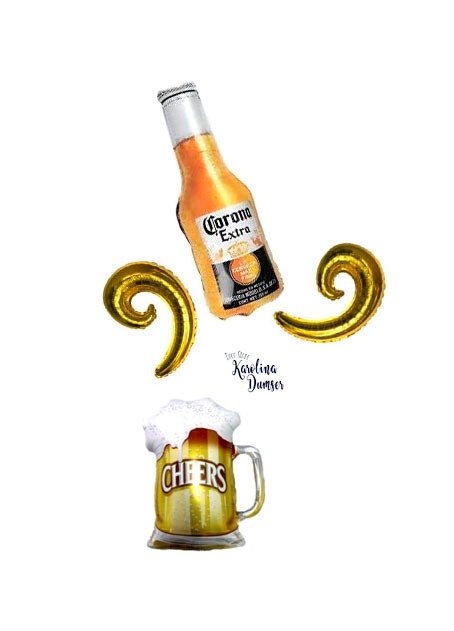 Producto - Set de Globos Cerveza Chopp Botella Cumpleaños y Deco Party . 75 Artículos - 2