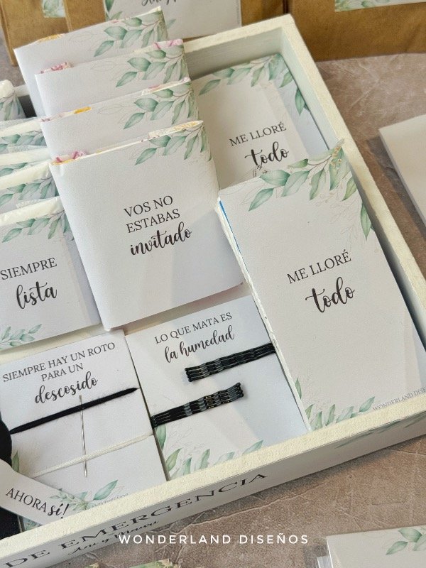 Producto - Kit de Baño - Diseño Mauri (hojas) - 1