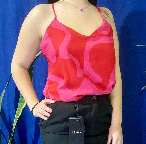 Producto - Top sublimado breteles cruzados