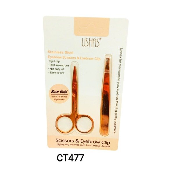 Producto - Set de tijera y pinza depilar ushas CT477