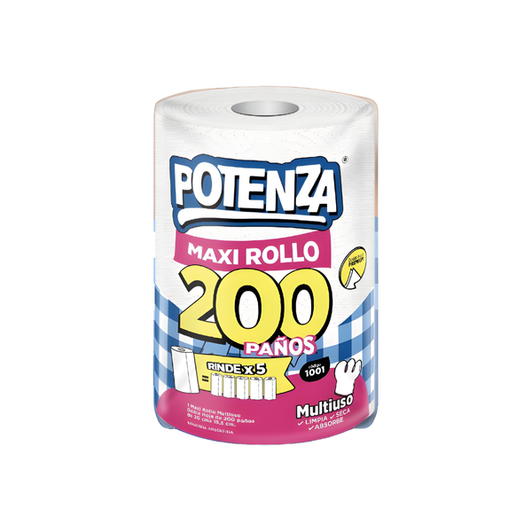 Producto - Maxi Rollo cocina Potenza 200 paños