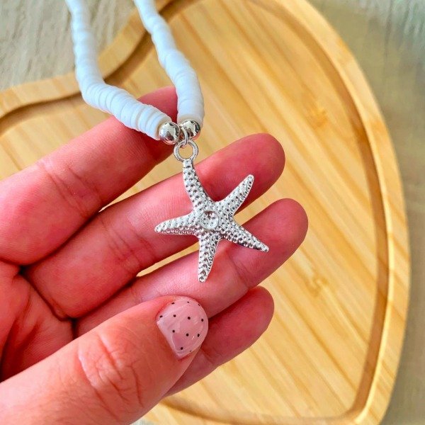 Producto - Collar Alison blanco